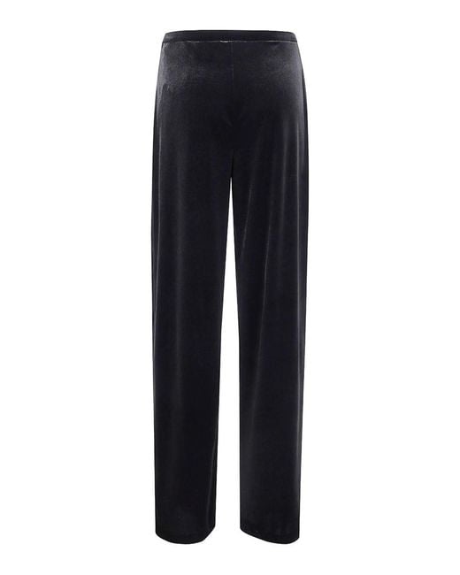 Emporio Armani Blue Velvet Trousers
