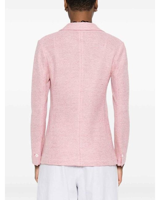 Circolo 1901 Pink Single-Breasted Blazer Jacket