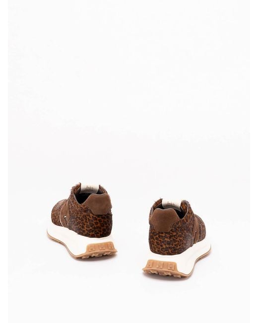 Hogan Brown H641 Sneakers