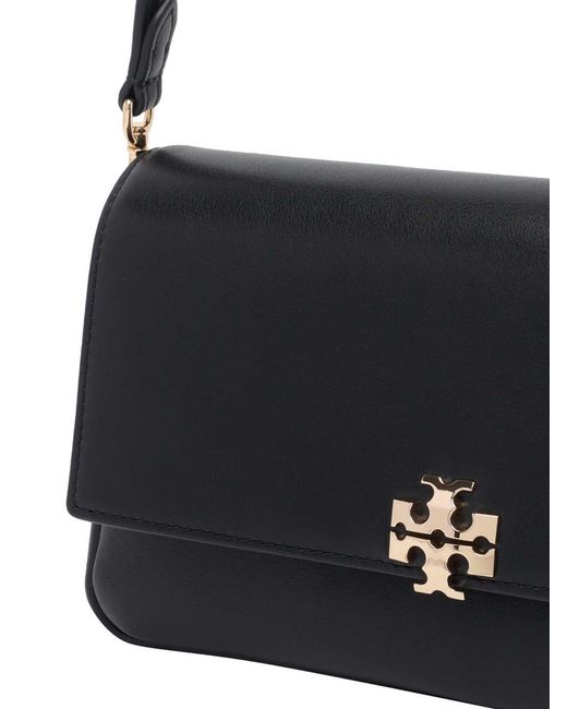 Tory Burch Black Small Charlie Shoulder Bag