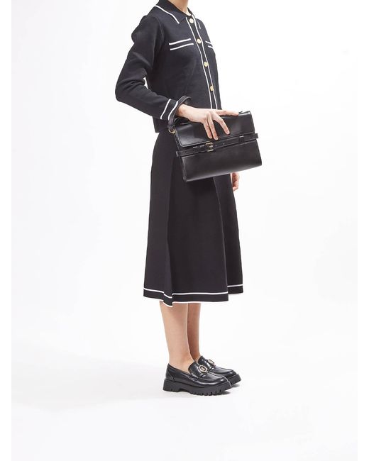 Moschino Gray Belt Pochette