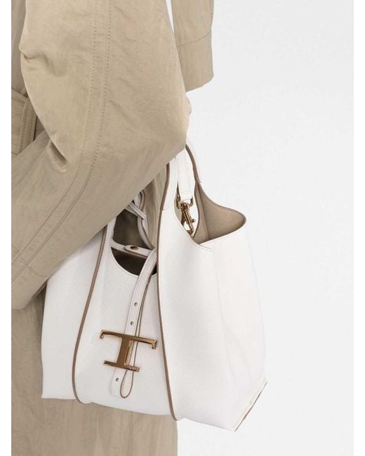 Tod's White Tote Bags