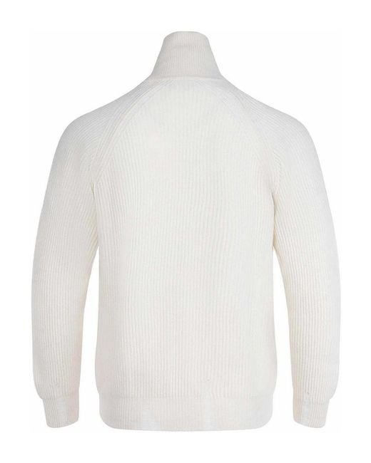 ATOMOFACTORY White Sweater Made Of A Wool And Cashmere Blend for men