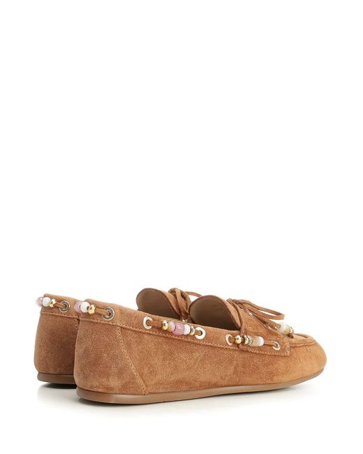 Stuart Weitzman Brown Moccasin
