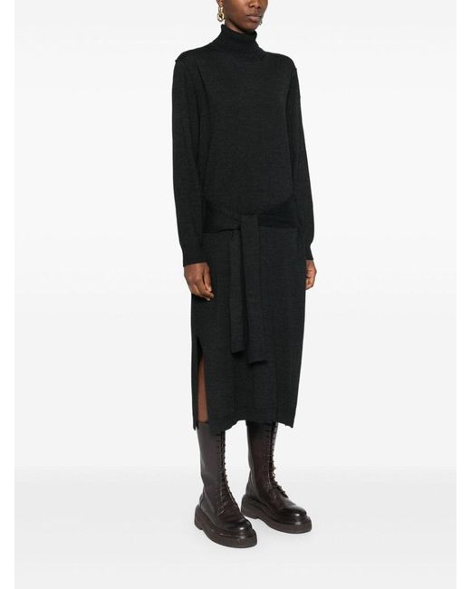Lemaire Black Midi Dresses