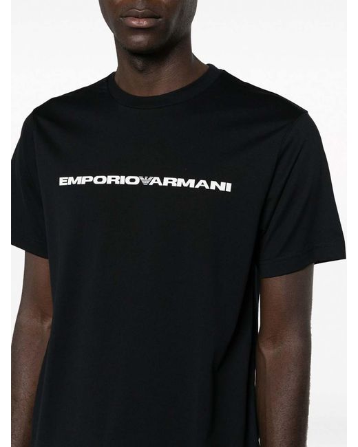 Emporio Armani Black Logo T-Shirt -3 Pack for men