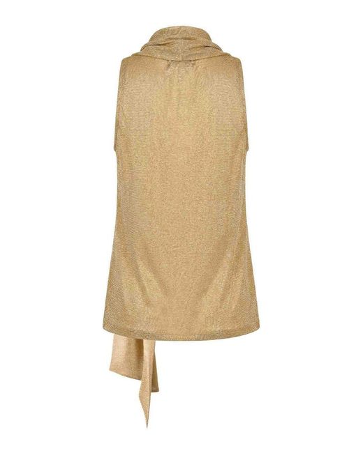 Alberta Ferretti Natural Top