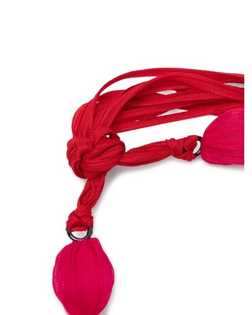 Pleats Please Issey Miyake Pink Shibori Necklace