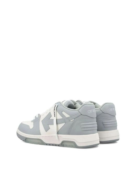 Off-White c/o Virgil Abloh White Out Of Office Leather Sneakers for men