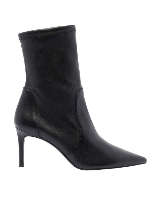 Stuart Weitzman Black Stuart Power Pump Booties