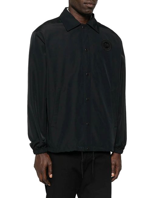 Canada Goose Blue Regency Jacket With Logo for men
