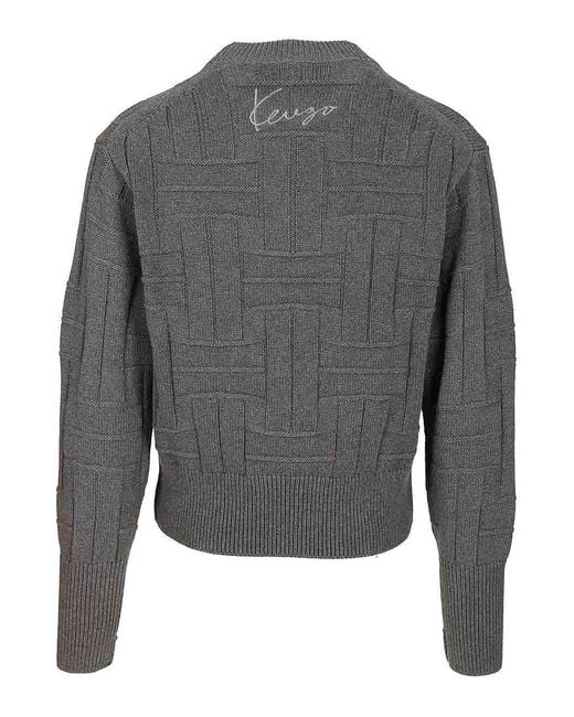 KENZO Gray Sweater for men