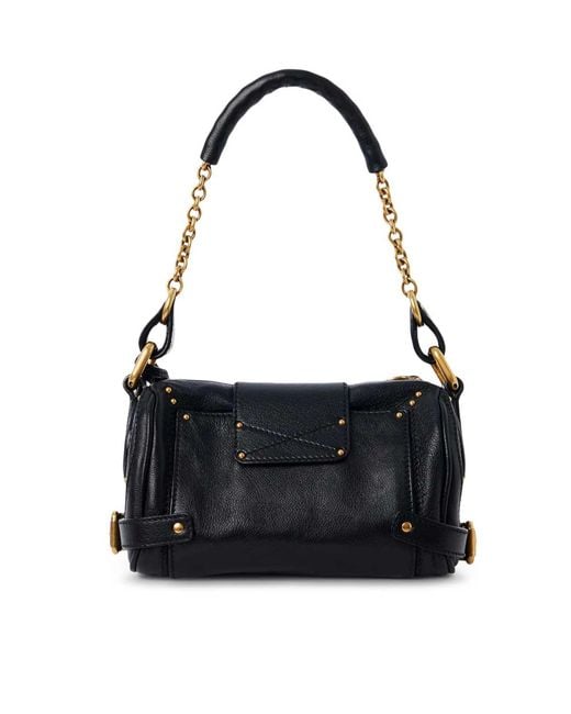 Chloé Black Paddington Small Leather Shoulder Bag