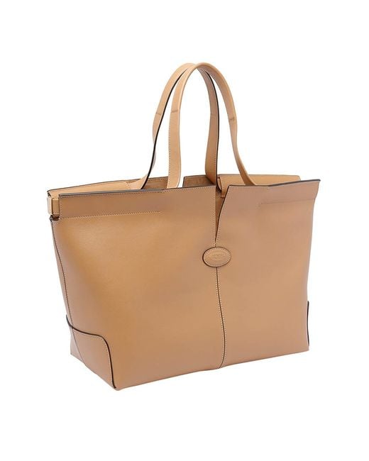 Tod's Natural Tods Di Bag Folio Small-Medium Bag