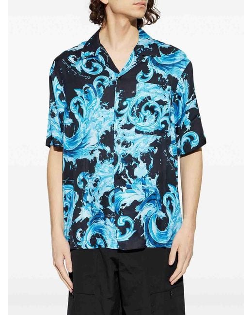 Versace Jeans Couture Blue Shirt for men