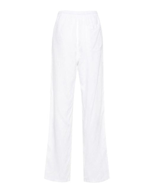 Aspesi White Ventura Trousers for men