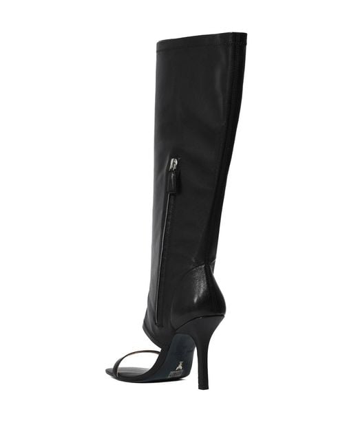 Patrizia Pepe Black The Skin Sandal Boot