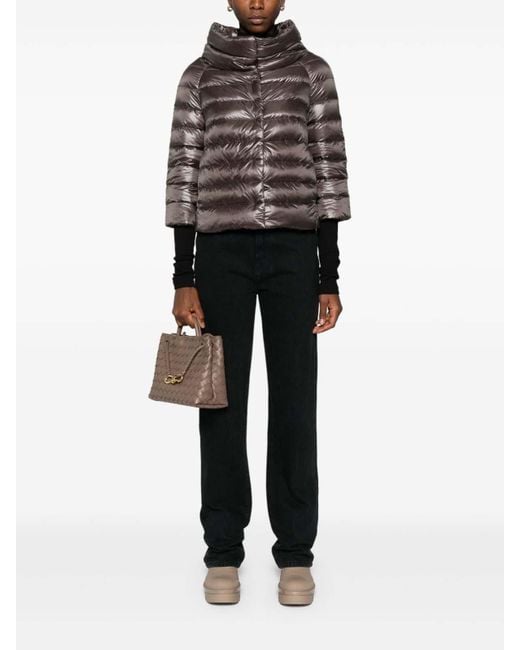 Herno Brown Sofia Short Down Jacket