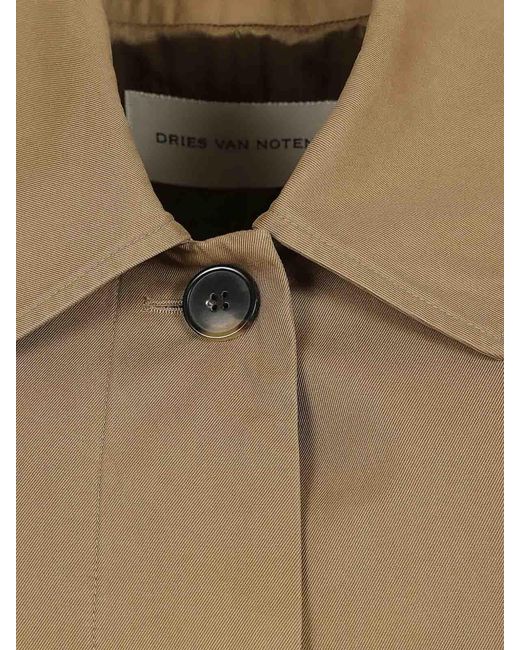 Dries Van Noten Natural Coat