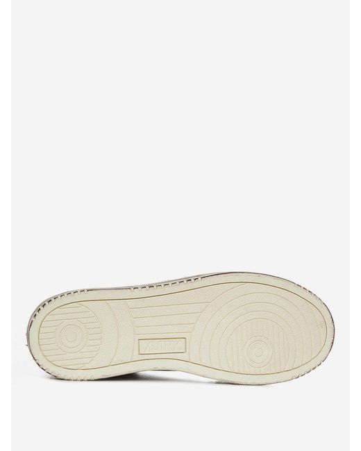 Autry White Leather Sneakers for men