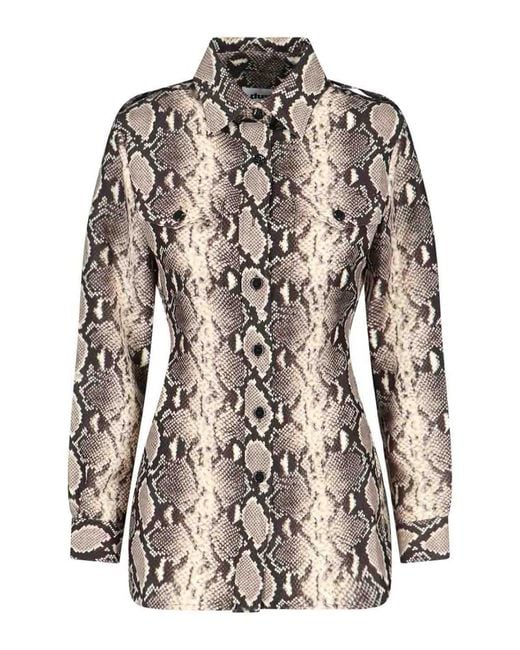 Duran Lantink Multicolor Python Print Shirt