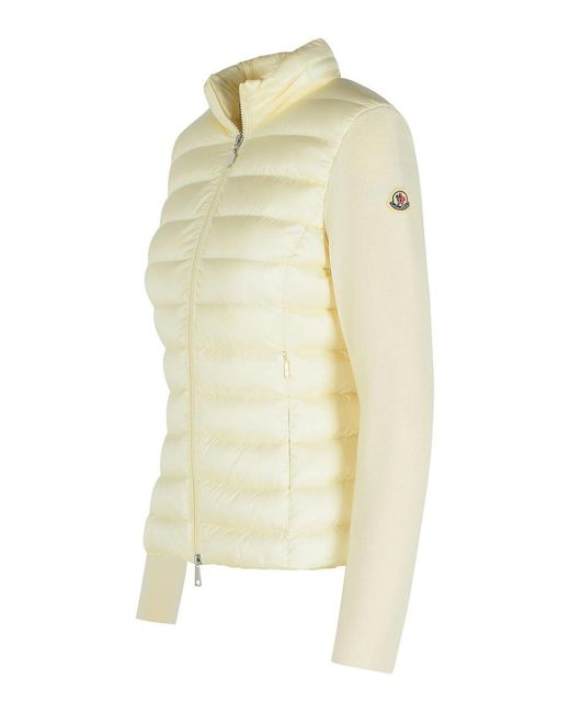 Moncler Metallic Virgin Wool Blend Jacket