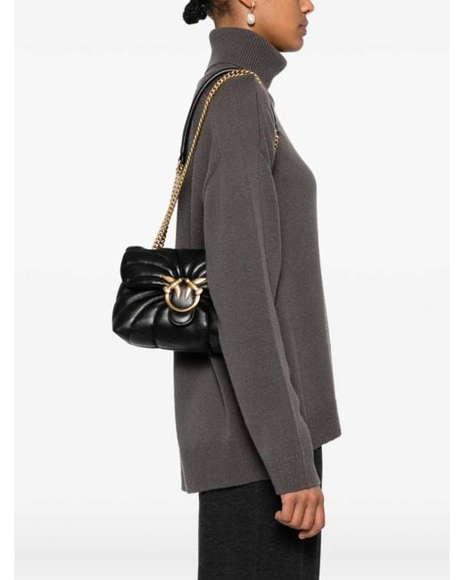Pinko Black Leather Bag