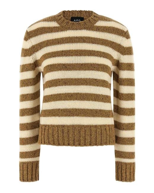 A.P.C. Multicolor Striped Sweater