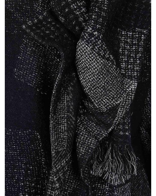Y's Yohji Yamamoto Black Ka-Scarf Coat