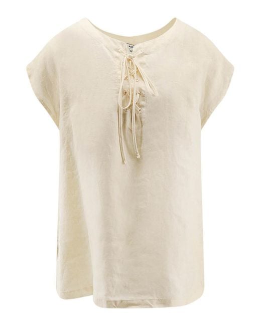 Aspesi Natural Alive Linen Shirt
