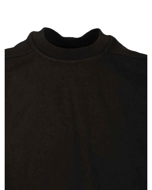 Rick Owens Black Jumbo Sleeveless T-Shirt for men