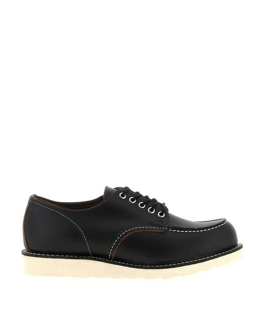 Red Wing Black 'shop Moc Oxford' Lace Up Shoes for men