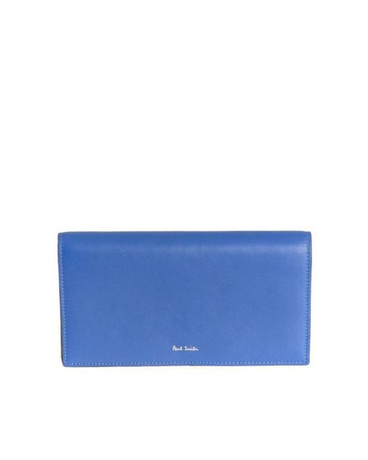 Paul Smith Blue Leather Wallet