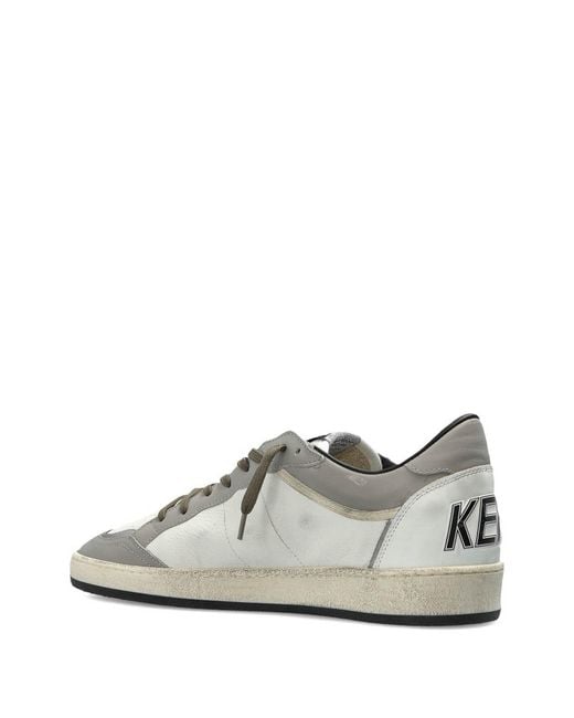 Golden Goose Deluxe Brand White Ball Star Leather Sneakers for men