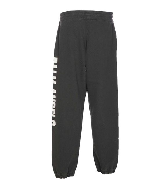 Palm Angels Gray Pa City Washed Sweatpants for men