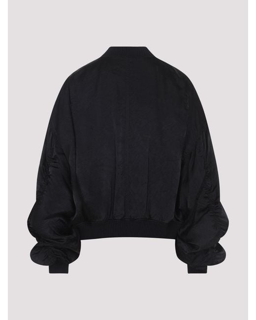Rick Owens Black Secchia Flight Jacket