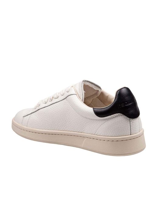 DSquared² White And Leather Boxer Sneakers for men