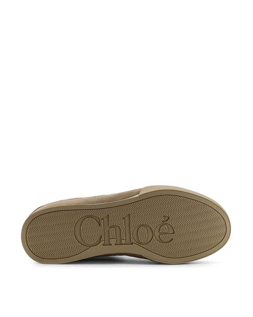 Chloé White Kick Mesh Sneakers