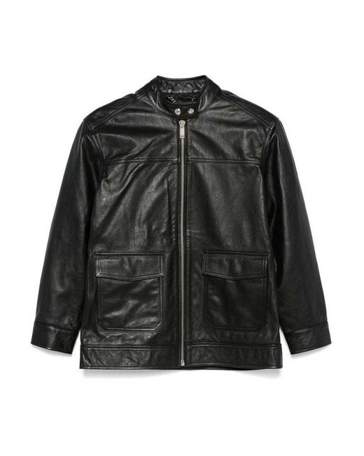Anine Bing Black Leather Jacket