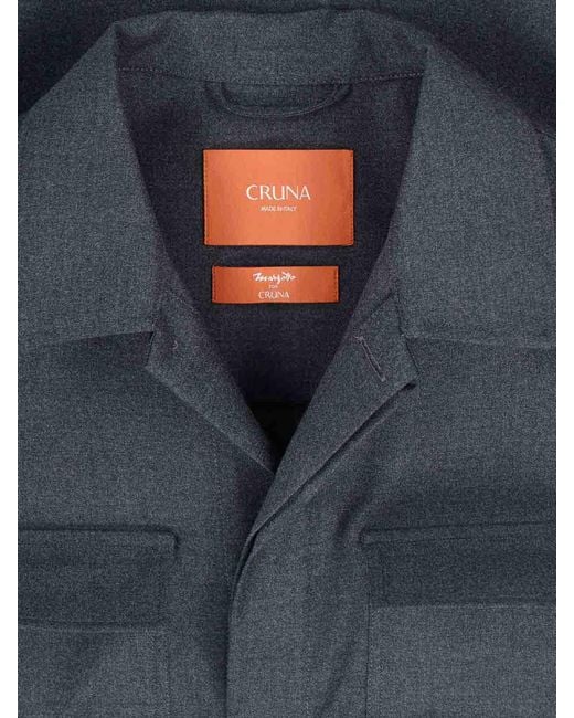 Camicia di Cruna in Blue da Uomo