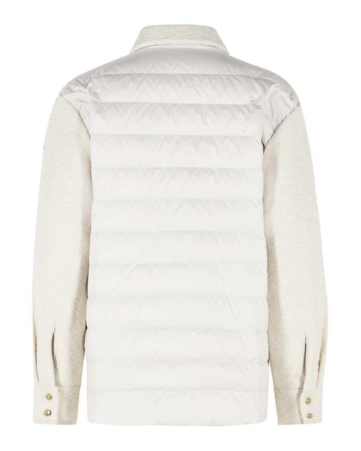 Moncler Natural Padded Shirt Jacket