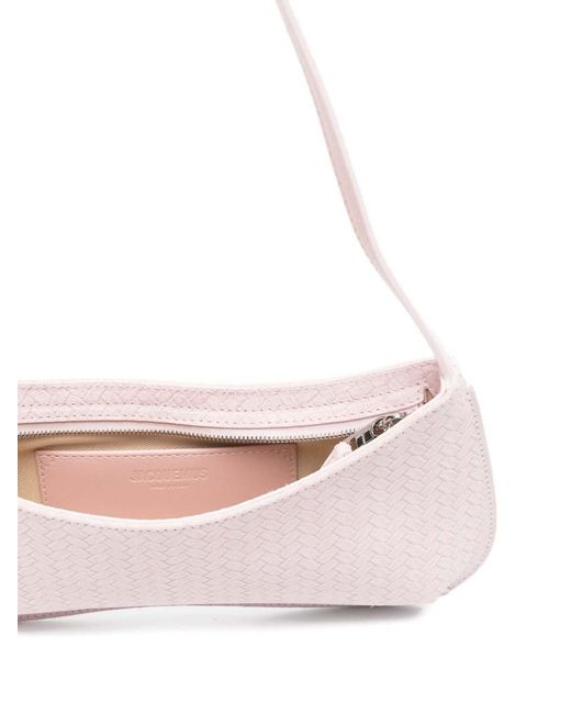 Jacquemus Pink Le Bisou Leather Shoulder Bag