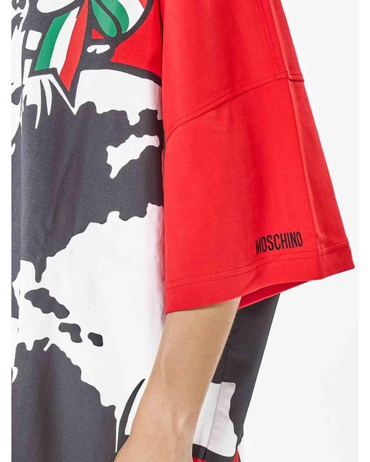 Moschino Red Over Size Dress