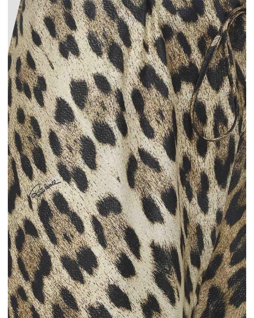 Roberto Cavalli Natural Jaguar Pants