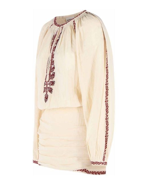 Isabel Marant Natural Ludy Short Dress