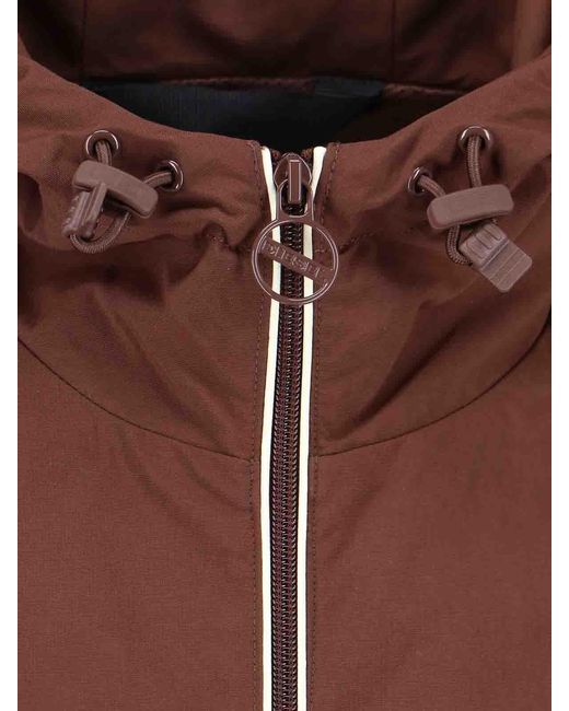 DIESEL Brown J-Hives Sporty Jacket for men