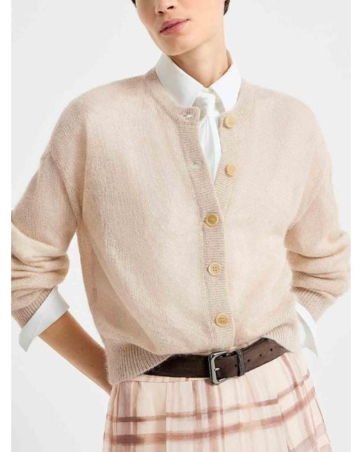 Brunello Cucinelli Natural Cardigan