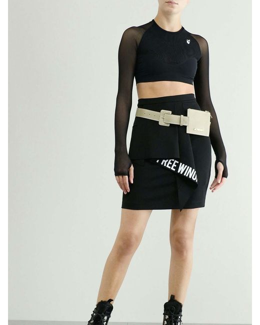 Off-White c/o Virgil Abloh Black Mini Skirt