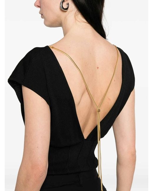 Elisabetta Franchi Black Bodysuit