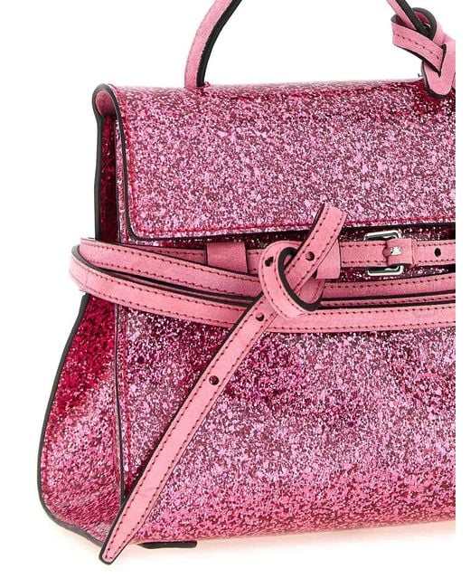 Moschino Pink Tie Me' Small Handbag